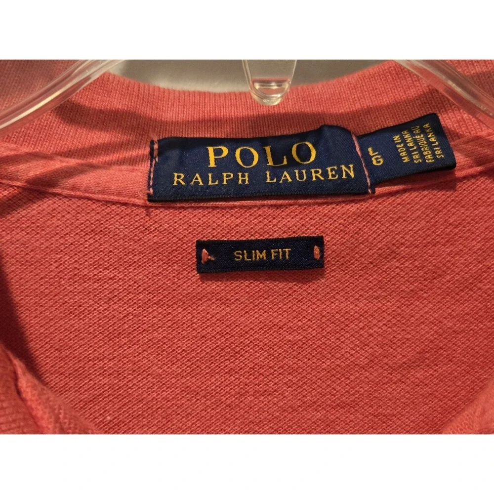 Polo Ralph Lauren Polo Shirt Mens Slim Fit‎ Large Casual